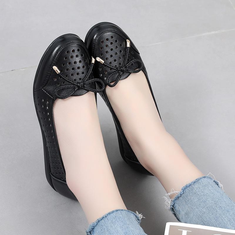 Fashion GKTINOO 2025 Women Loafers Casual Shoes Fashion Breathable Genuine Leather Shoes Sneakers Women Flat Shoes Female Footwear