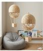 Ins Wind Hand-woven Rattan Hot Air Balloon Children's Room Preschool Education Place Photography Agency Home Decoration Supplies
