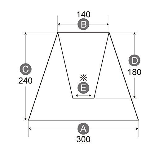 Lampshade Replacement Lampshade, Holder Type, 30cm Diameter, Cotton Fabric, Black, H-30141
