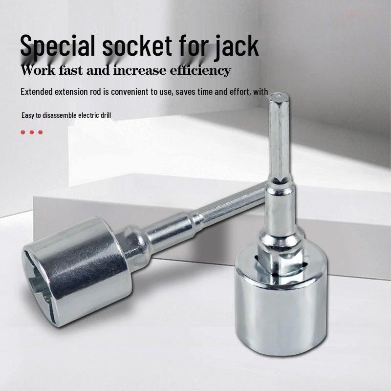 Rustproof Electric Socket Wrench for Vehicle Tire Removal with Drill Compatibility