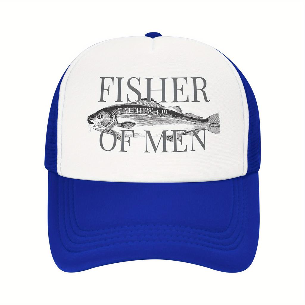 Fisher of Men Matthew 419 Trucker Hat Breathable Mesh Baseball Cap Casual Adjustable Headwear