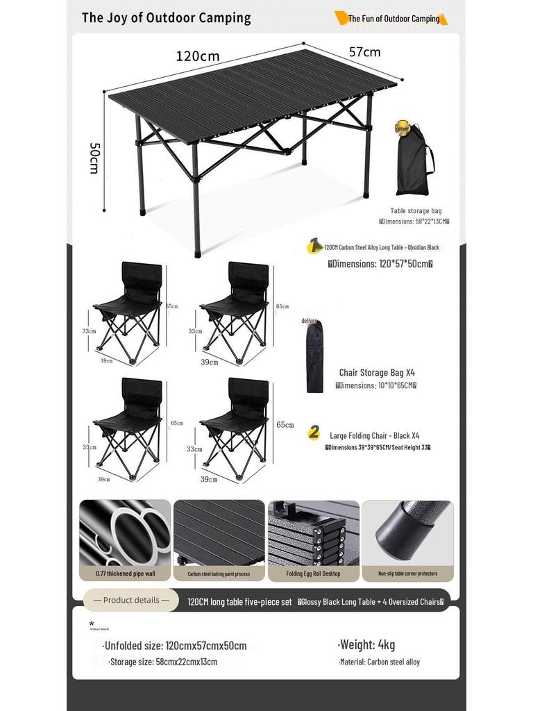 Portable Folding Chair with Backrest for Camping, Fishing, Outdoor Queuing, and Art Sketching