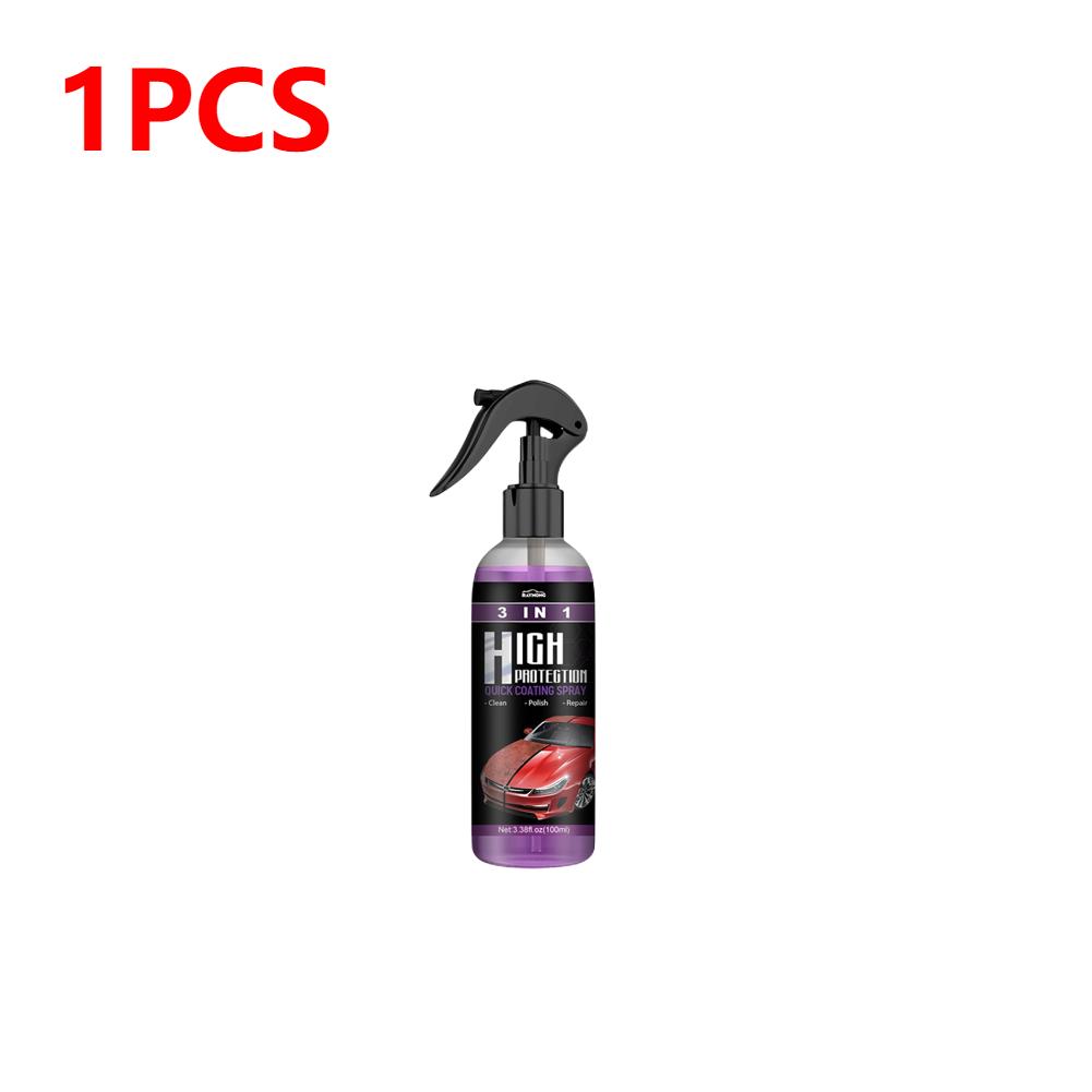 1-5Pcs 3 In 1 Car Ceramic Coating Spray 100ML Auto Nano Ceramic Coating Car Exterior Scratch Restorer Ceramic Spray Coating