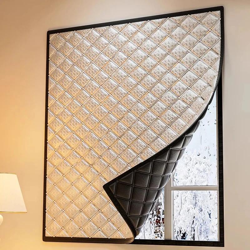 

Warm Curtains, Cold and Heat Insulation, Window Screens, Sun Shading, Sound Insulation, Double Thickened Warm Curtains 80x100cm