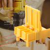 Wooden Board Drilling Locator: Straight & Round Hole Punch for DIY Wood Tenon Splicing