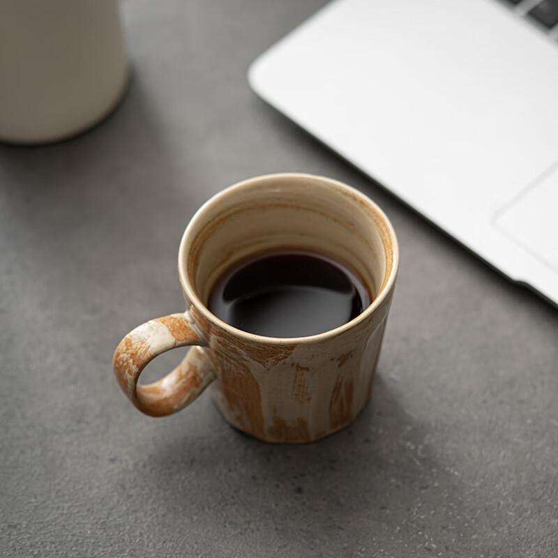 Creative Coarse Pottery Handleless Mug