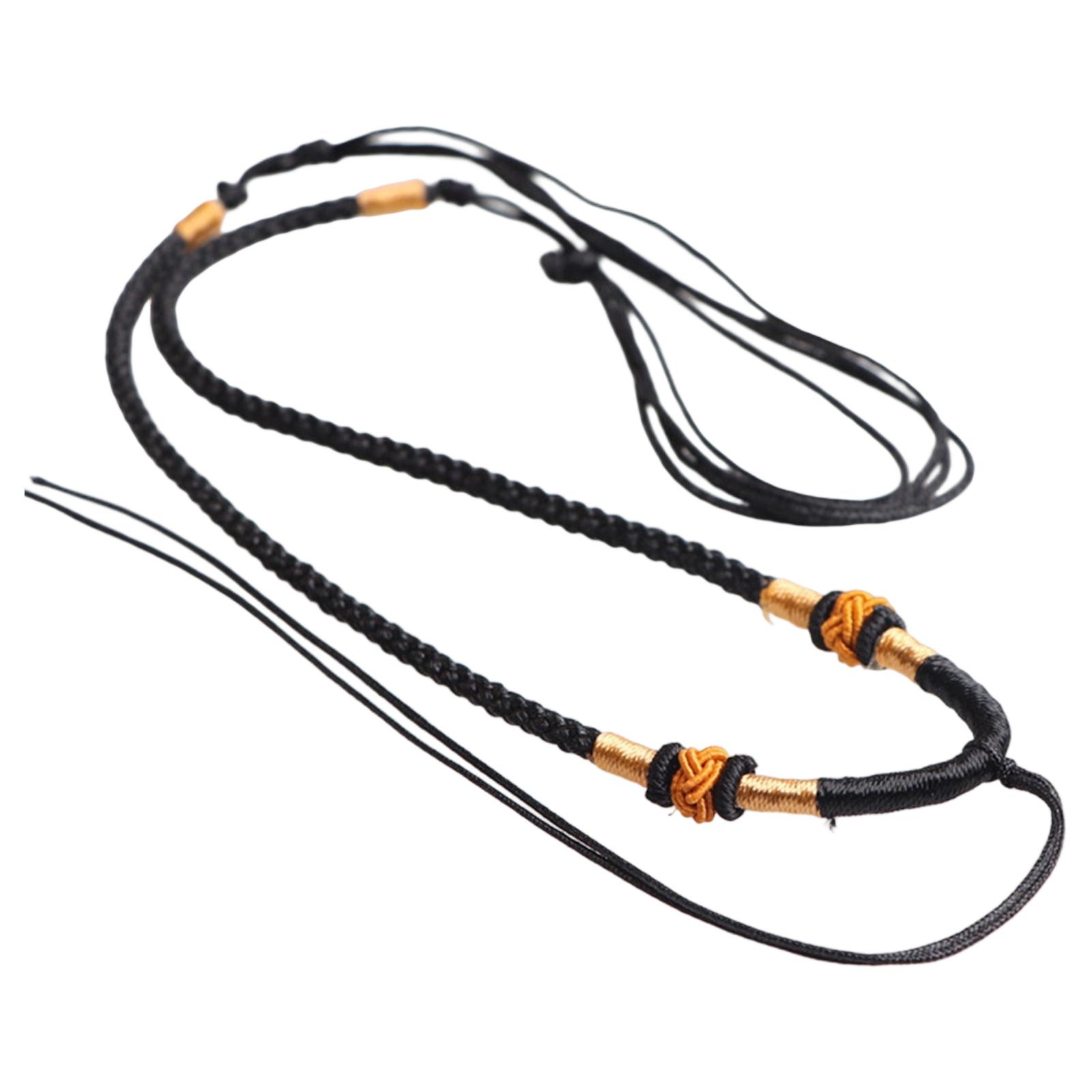 

Adjustable Handwoven Braided Necklace Cord Handmade Necklace Chain for Men and Women Everyday Stylish Accessories