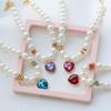 New Hot Selling Pet Pearl Necklace Devon Cat Color Vintage Fashion Pearl Collar Dog Pendant Accessories