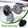 Locking Gas Cap Fuel Tank With Key, Gas Cap Lock Locking Fuel Cap Cover Replacement For Toyota 4Runner, Chevy Silverado 1500 2500 3500, Nissan GMC