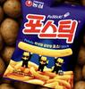 Nongshim Postick Potato Snack Crispy Potato Sticks Crunchy Flavor 133g x 5 Packs Delicious Salted Chips