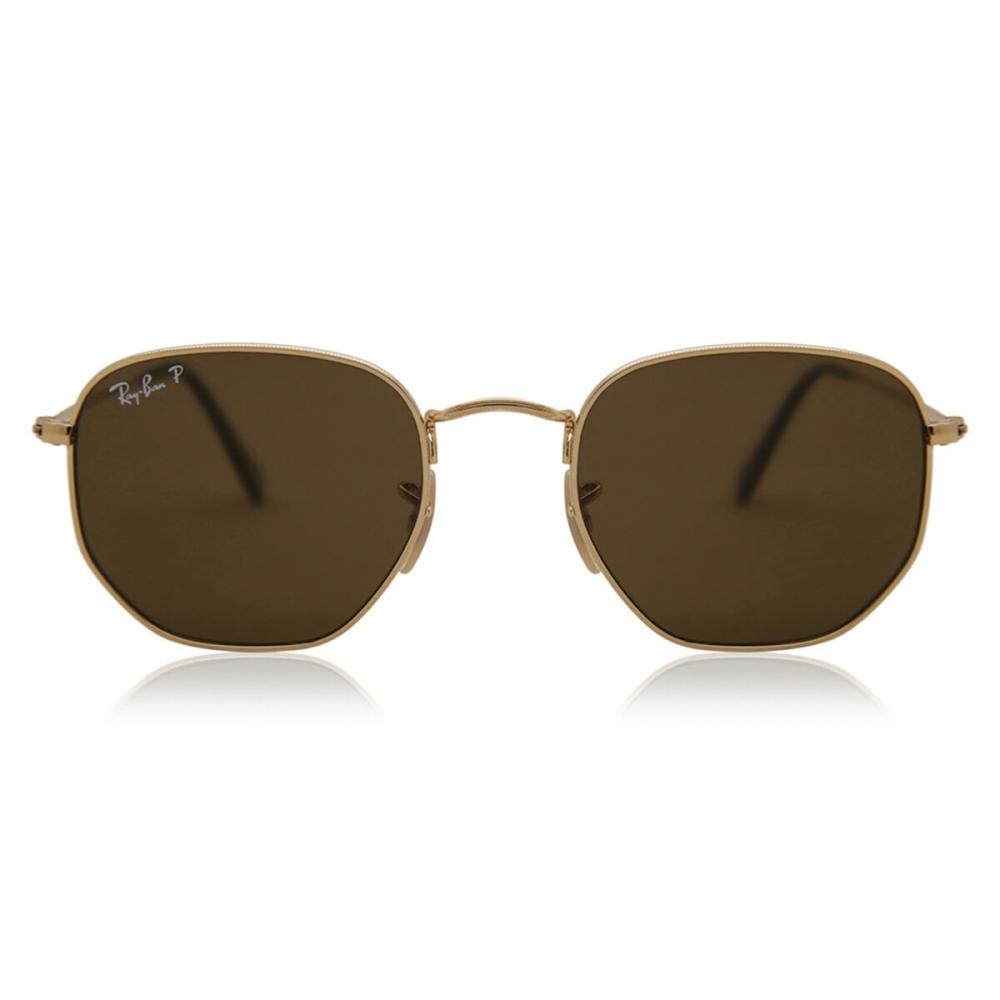 

Ray Ban Rb3548n Шестиугольные Металлические Плоские Линзы Поляризованные 001 57 Солнцезащитные очки Унисекс Gold/51-21-145