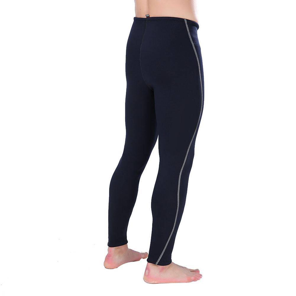 3MM Neoprene High Waist Lengthen Winter Diving Pants Snorkeling Warm Long Trousers Wetsuit(XXL)