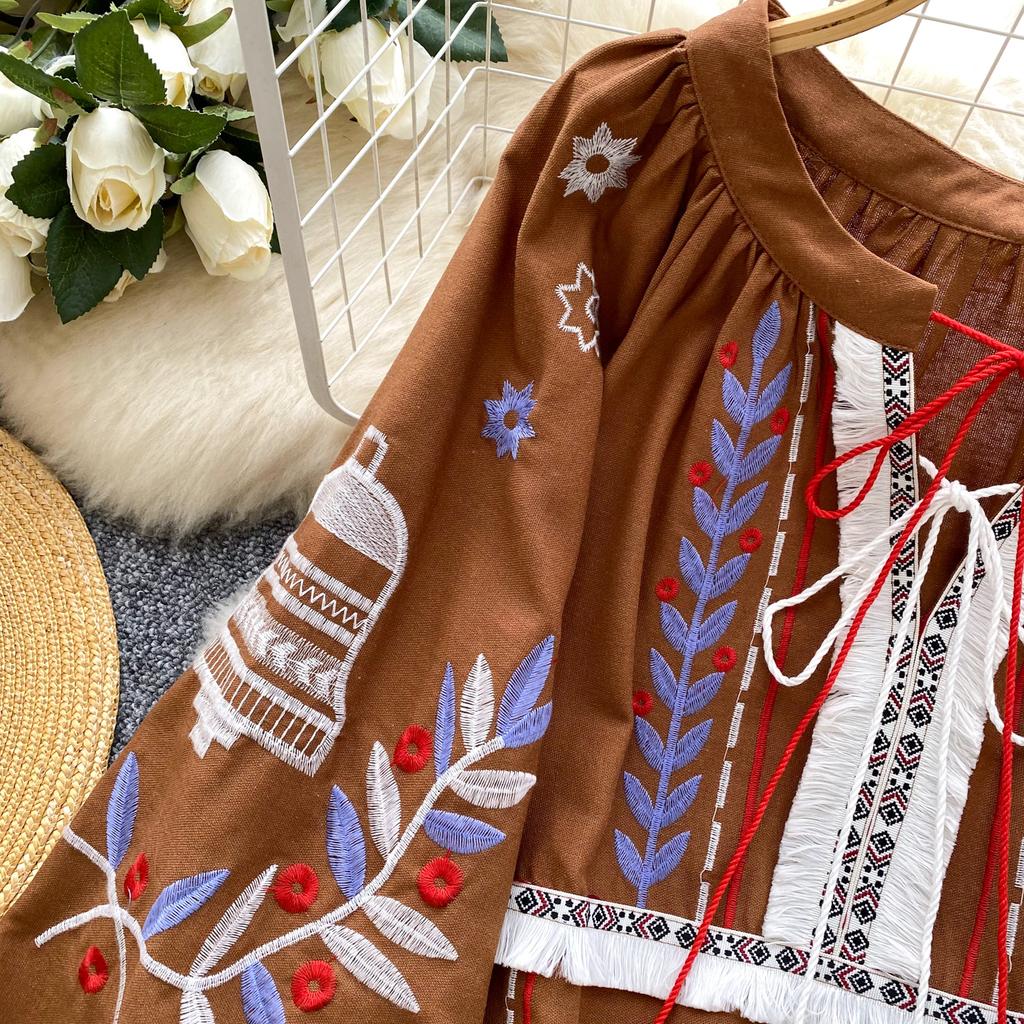 Vyšívané Vystřihované Základní Tričko Dámské s O-výstřihem Tričko Dámské Letní Slim Topy