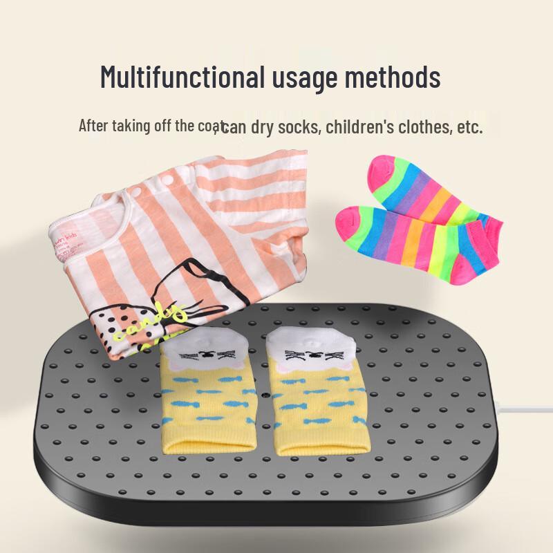 Plush Electric Foot Warmer with Timer