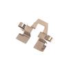2Pcs Motorcycle Caliper Lower Pump Brake Pump Stainless Steel Spring Plate Motorcycle Caliper Brake Pads