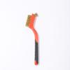3-Piece Double-Headed Cleaning Brush Set: Stainless Steel, Nylon, and Brass Wire Brushes for Crevice Cleaning and Rust Removal