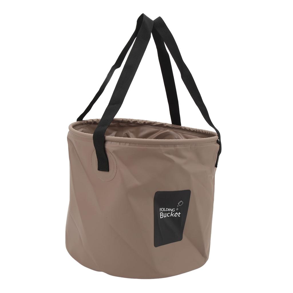 20L Portable Camping Bucket PVC Folding Water Bucket High Capacity Collapsible Container for Outdoor Activities