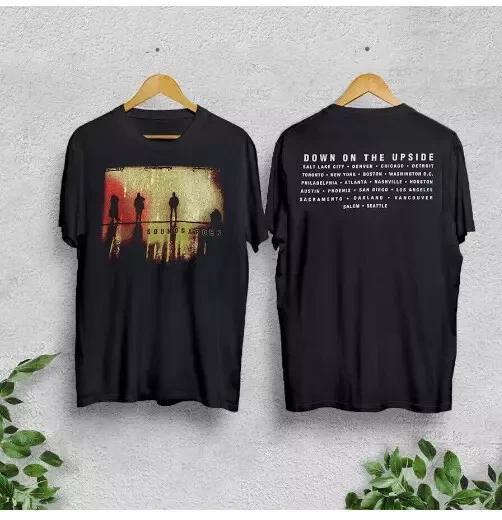 Vintage 1996 Soundgarden Down on The Upside Tour Dates T-Shirt High-end Luxury Is for Both Men and Women Top Y2k