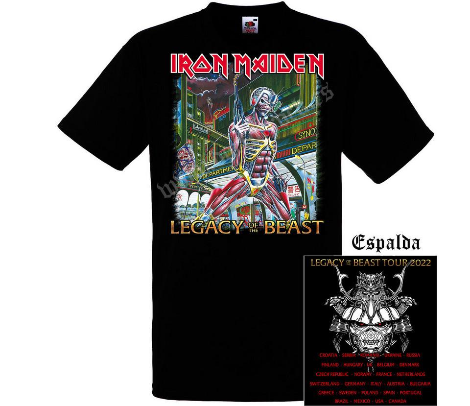 Camiseta Iron Maiden' Somewhere In 2022 Tour - Exclusive Heavy Metal Band T-Shir