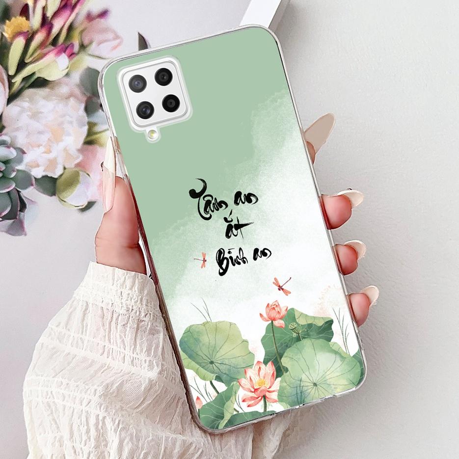 For Samsung Galaxy A22 4G Case Coloful Flowers Painted Cover Soft Slim Phone Case For Samsung A22 A 22 Galaxy A42 5G Fundas Bags