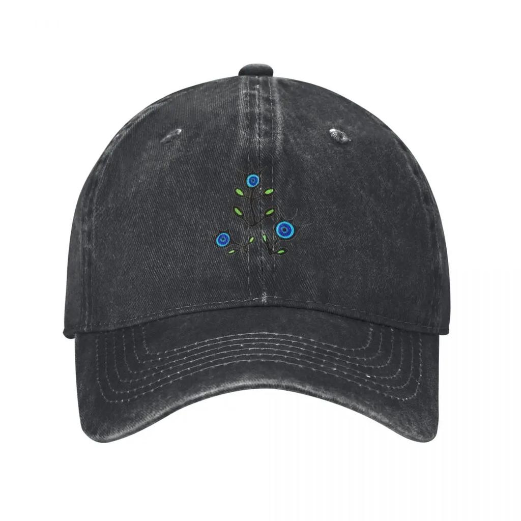 woodland blueberry print Baseball Cap luxury Women cap New Hat Funny hats Sunscreen Women Caps Unisexs