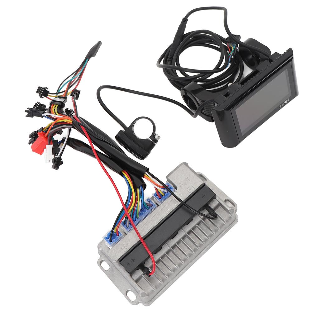 LCD Display Brushless Motor Controller Kit 36V 48V 60V 500W 28A Aluminum Alloy Water Resistant