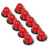 Kanoan 24V LED Side Marker Set of Truck High LED Marker Truck Side Vehicle Grille Decorative Universal Item Lamps, 10, Exterior, Brightness,