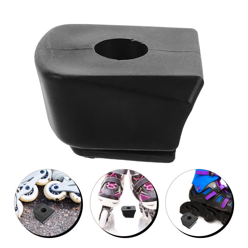 Skate Brakes Inline Skates Block Pad Part Professional Stops Roller Supplies Rubber Convenient Practical Braking Pad Skate Tool