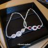 Elegant Zircon Oval Buckle Bracelet - Simple, Versatile, High-End Fashion Jewelry