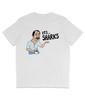 Paul Sykes - It's...Sharks - Cartoon - Organic T-Shirt - Wakefield - UK Boxing