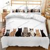 Kawaii Kitten Cat Bedding Set Duvet Cover 3d Bedding Fashion Design Decoration King Duvet Cover Set Double Bed Set Bedding Sets7