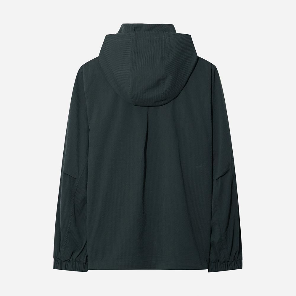 Dod All Day Seersker Hooded Jacket (Charcoal)