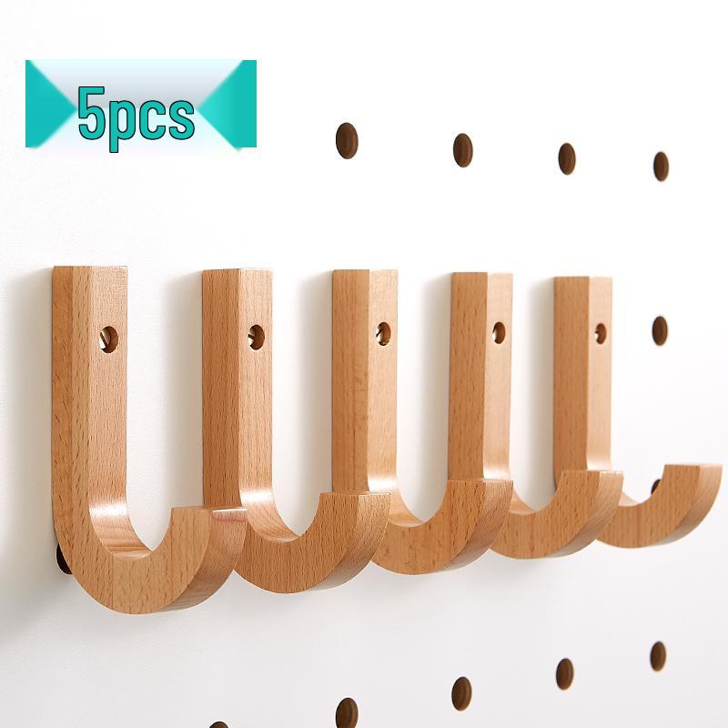 Woodworking Uncle Solid Wood Pegboard Hook for Clothes