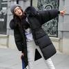 Piumini Donna Soffici con Cappuccio Collo Alto Lunghi Larghi Parka Cappotti Zip-Up Alta Qualità Outdoor Ispessito Donna Caldo Termico Capispalla