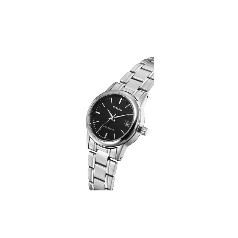 Casio CASIOSTANDARD series fashionable business casual versatile simple classic pointer date display small dial waterproof quartz LTP-V002D-1AUDF