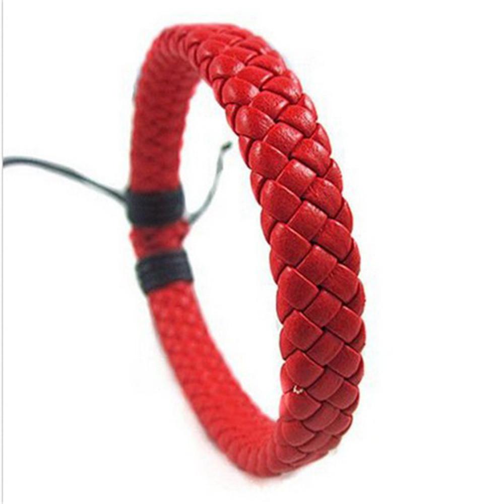 Simple Design Black Leather Bracelet For Women Men Punk Rope Chain Charms Bangles Gothic Jewelry Gifts A621