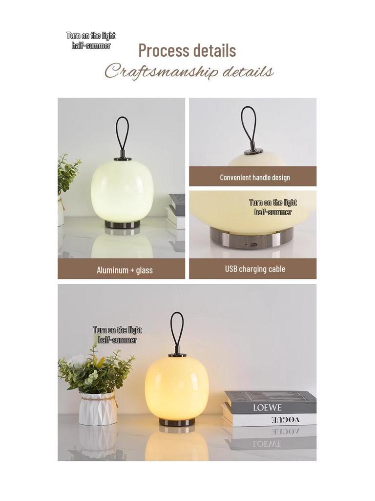 Dänemark VL45 Tragbare kabellose Lade-Tischlampe für Wohnzimmer, Schlafzimmer, Esszimmer und Nachttisch-Atmosphäre.