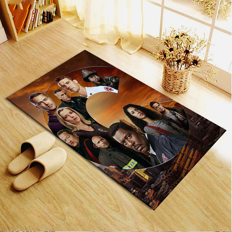2025 New Chicago Fire Carpet Rug for Living Room Bedroom Home Sofa Decoration,Kids play Non-slip Floor Mat