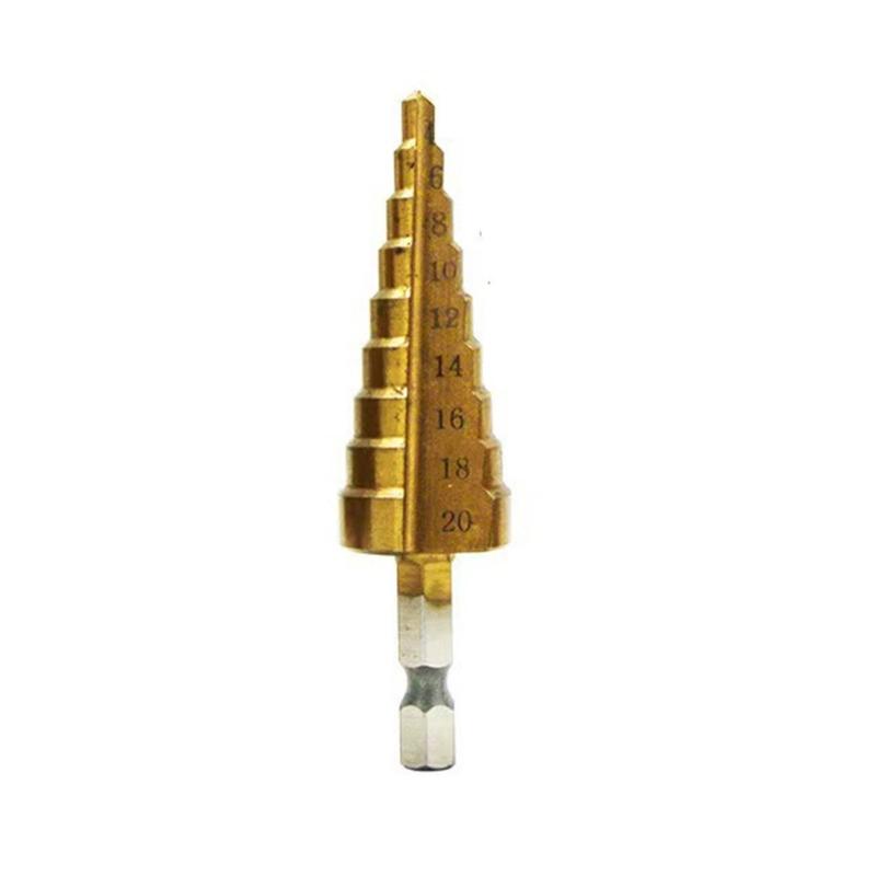 Step Drill Bit Drill Bit Titaniums Milling Cutter For Woodworking Metal Core Hole Opener