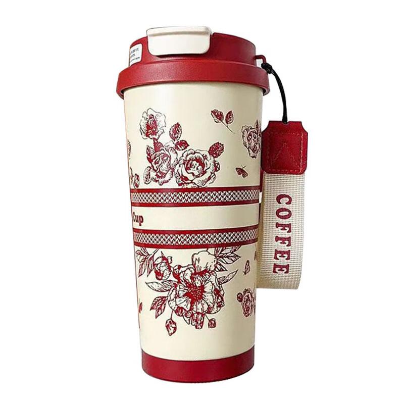 Sushui 316 Stainless Steel Double-Drink Insulated Coffee Mug