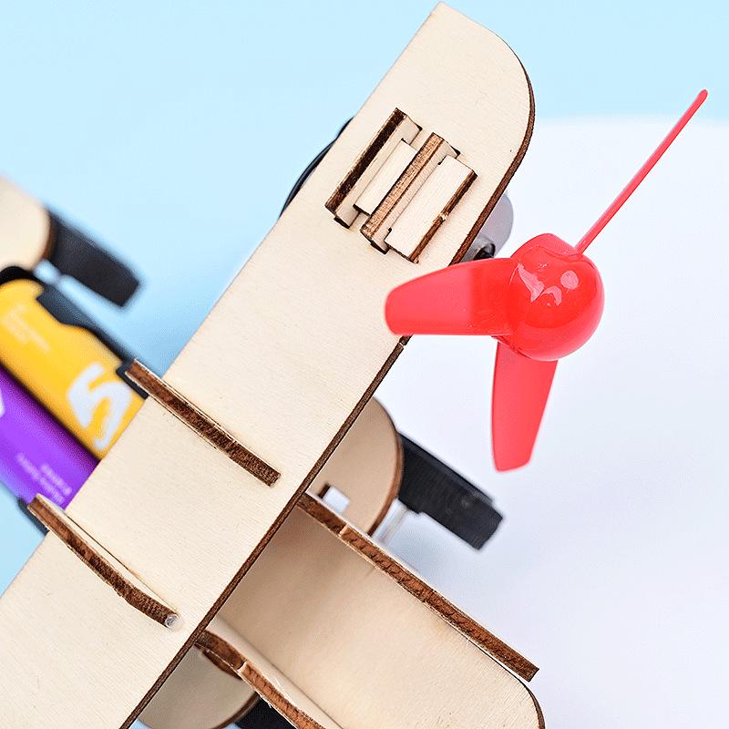 Educational Double-Wing Glider Kit: Science Festival Model for Primary Students