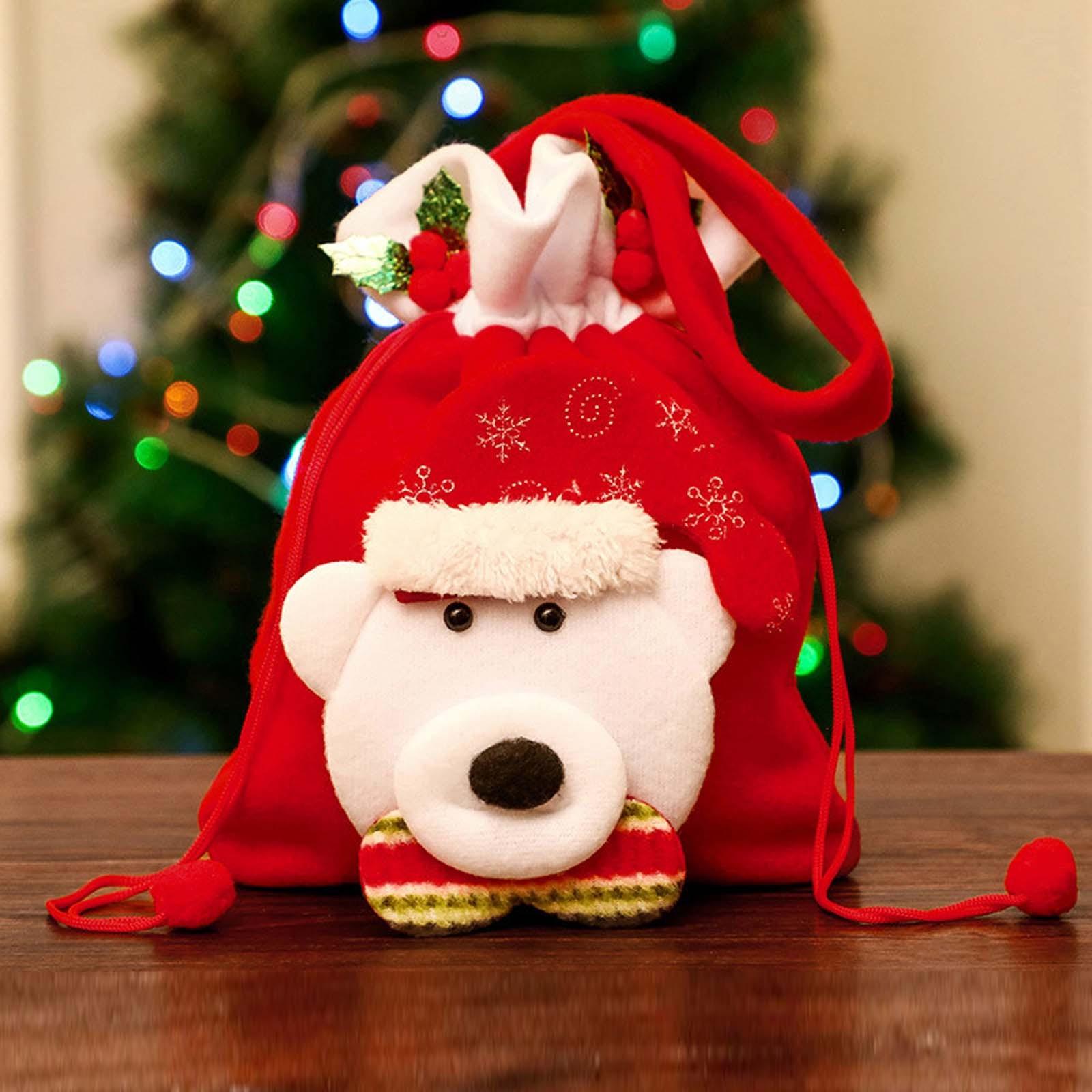 

Christmas Candy Bag Gift Bag Candy Gift Tote Bag Box Children Christmas Gifts Christmas Old Christmas Eve People