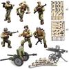 New WW2 Special Force SWAT Police Military Building Block World War 2 USA Army Soldier Figure MOC Block Brick Toy For Children