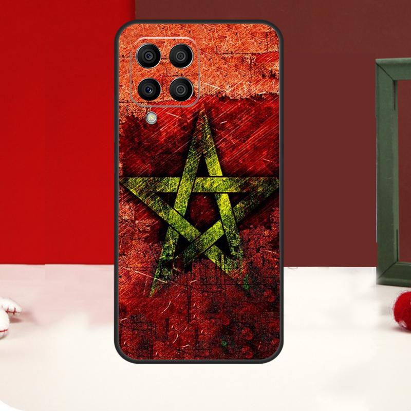 Morocco Moroccan Flag Case For Samsung Galaxy M11 M21 M31 M14 M34 M54 M12 M32 M52 M15 M13 M16 M36 M56 M53 M35 M55