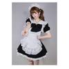 Cute Lolita Bunny Girl Cosplay Black and White Maid Outfit Lolita Dress Women's Skirt