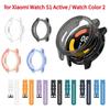 For Xiaomi Watch Color 2 Screen Glass Protector Case TPU Cover Case for Xiaomi Watch S1 Active Watch Protective Bumper Cover
