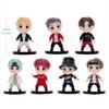 7Pcs/Set Bangtan Boys Groups Rm Jin Suga Jhope Jimin V Jungkook Doll Model Toy Action Figure Star Idol Cute Army Gift For Kids