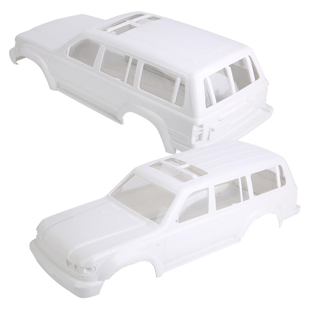 White Car Shell LC80 313 Wheelbase CX10 TRX4 for 1 10 Climbing RC Car Toy PartsWhite