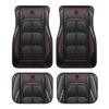 4pcs Elegant Car Floor Mats - Non-Slip, Easy-Clean Polyester All-Season Floor Mats Universal Car Carpet Interior Accessories