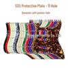 St Sq SSS Electric Guitar Pickguard with Pointer Hole, 11-Hole Single-Ply Front Cover Plate 